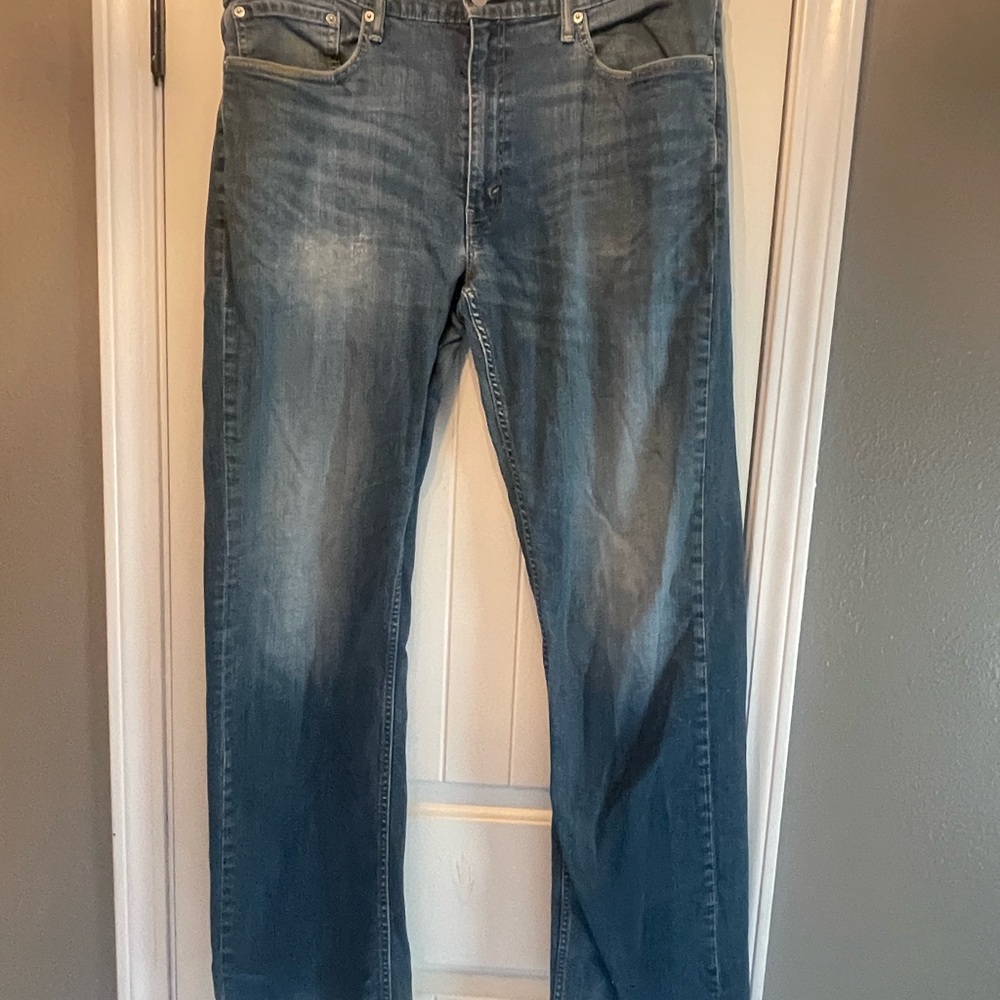Levi's Men's Straight Jeans in Faded Blue